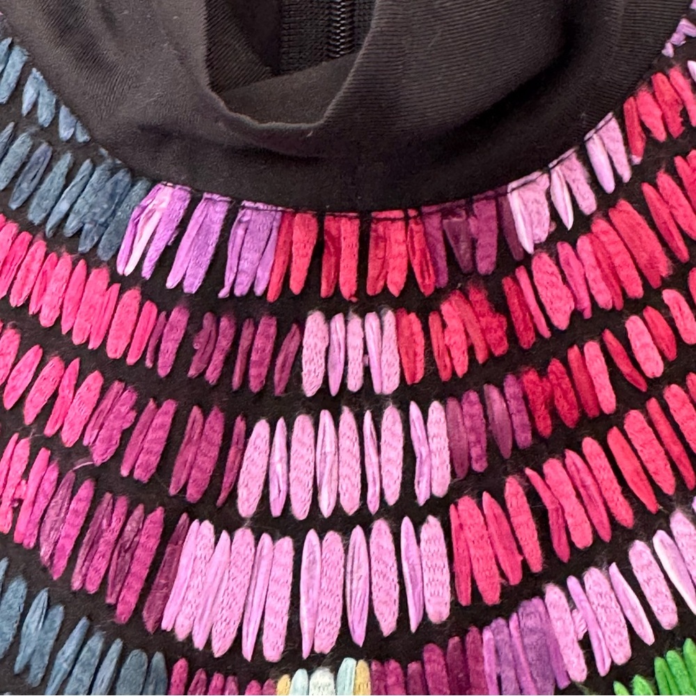 Mara Hoffman Embroidered Mini Dress Multicolor Racerback Fit Flare S - Picture 9 of 14